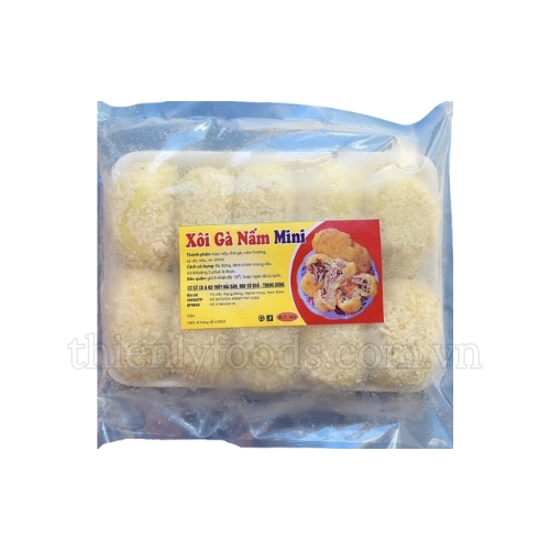 Xôi gà nấm mini